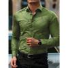 American Style Long Sleeve Shirt Men S Casual Printed Turn Down Collar
