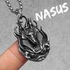 Amulett Talisman Anubis Gud Döden Halsband Hänge Antika Egypten Egyptisk Symbol Evigt Liv skydda väktare Döda