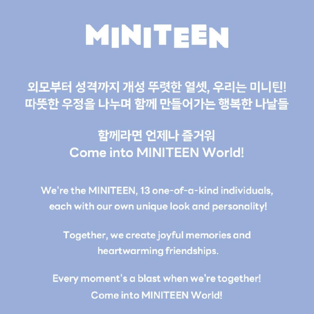 Etichetă nume MINITEEN, Produse SEVENTEEN, KPOP, Oficial, Original, Autentic