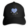 BAD BUNNY UN VERANO SIN TI TRAURIGES HERZ Baseballkappe Hut Baseballkappe Ballkappe Golfhut Unisex Individuelle Damenmützen Unisexs