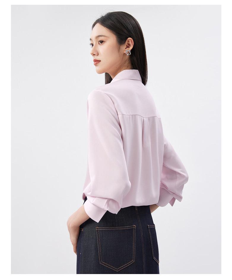 Rongtai Women's Lightweight Non-Iron Cloud-Like Shirt – Spring 2026 Versatile Commuter Top