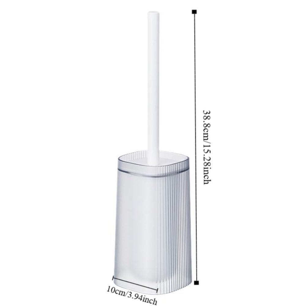 No Dead Angles Toilet Brush Long-Handled Toilet Cleaning Tool Practical Toilet Scrubber  Bathroom