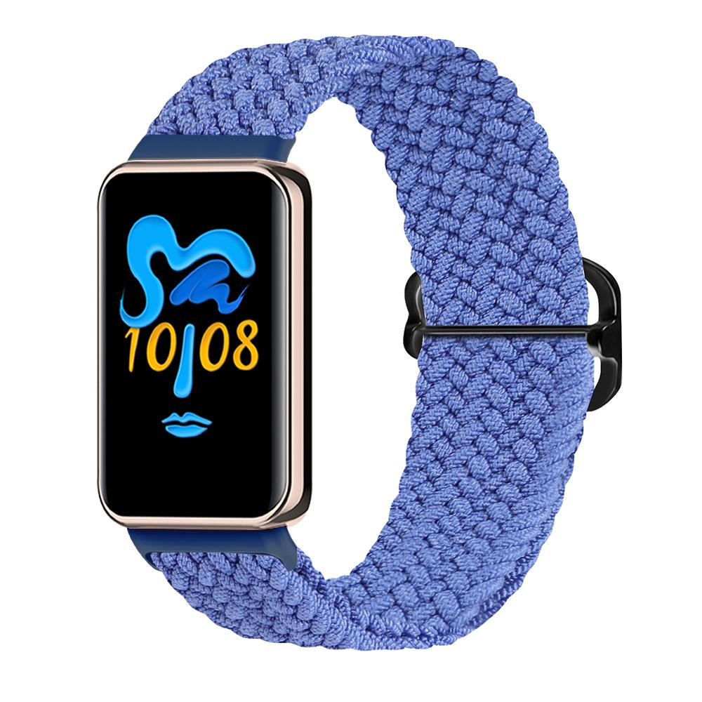 Elastic Nylon Solo Strap for Honor Band 10 Bracelet Women Men Loop Braided Wristband With Metal Clasp for Honor Band 9 Correa