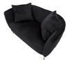 Sofa Bucarest Black Cm 127X74X71