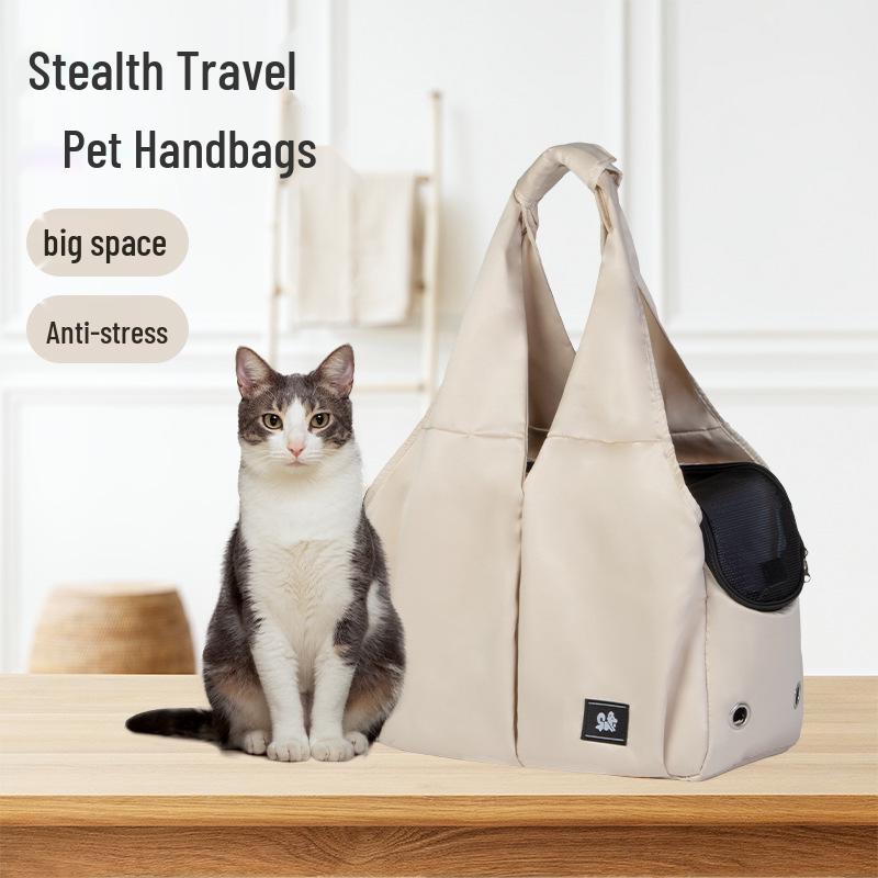 DoDoPet Pet Travel Shoulder Bag: Spacious, Breathable, Portable for Cats and Dogs