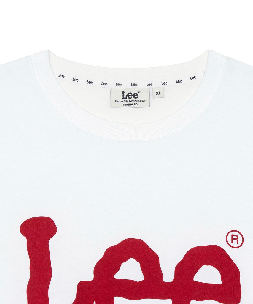 LEE Big Twitch Logo T-shirt Rood