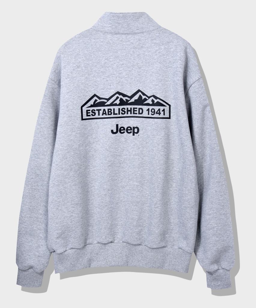 JEEP [430G] Heavyweight Track Half-Zip Sweatshirt (Jq5Tsu832Mg)
