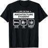 Lustiges Leben eines Architekturstudenten T-Shirt T-Shirt