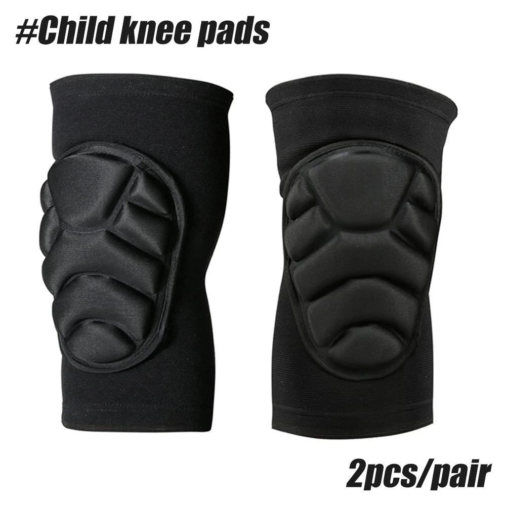 1Pair Kidsyouth Thick Sponge Knee Pads Elbow Sleeves Guard Collision Avoidance Sport Protective Kneepad Skate Soccer Basketball