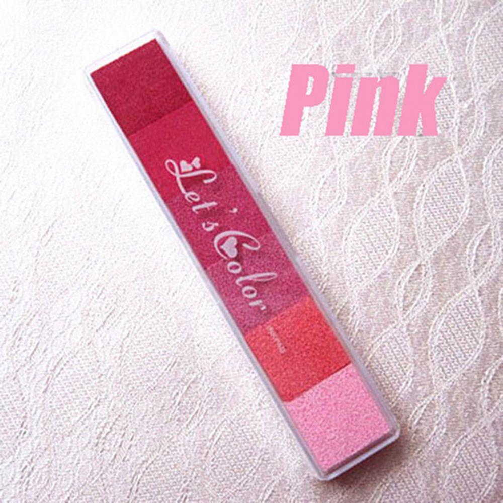 1 Pc Kids Toys Non-Toxic Gradient Color Ink Pad DIY Inkpad Rubber Stamp Oil Based Finger Print Nice Gift for Children Stamp