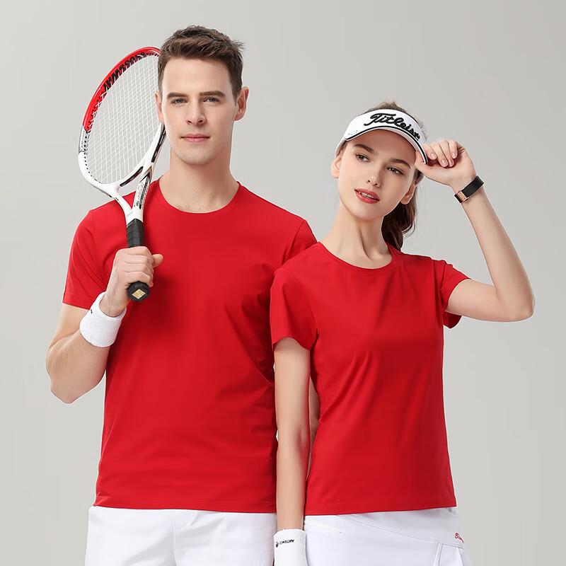 LD-SIMUM Unisex Mercerized Cotton Short Sleeve T-Shirt 2XL