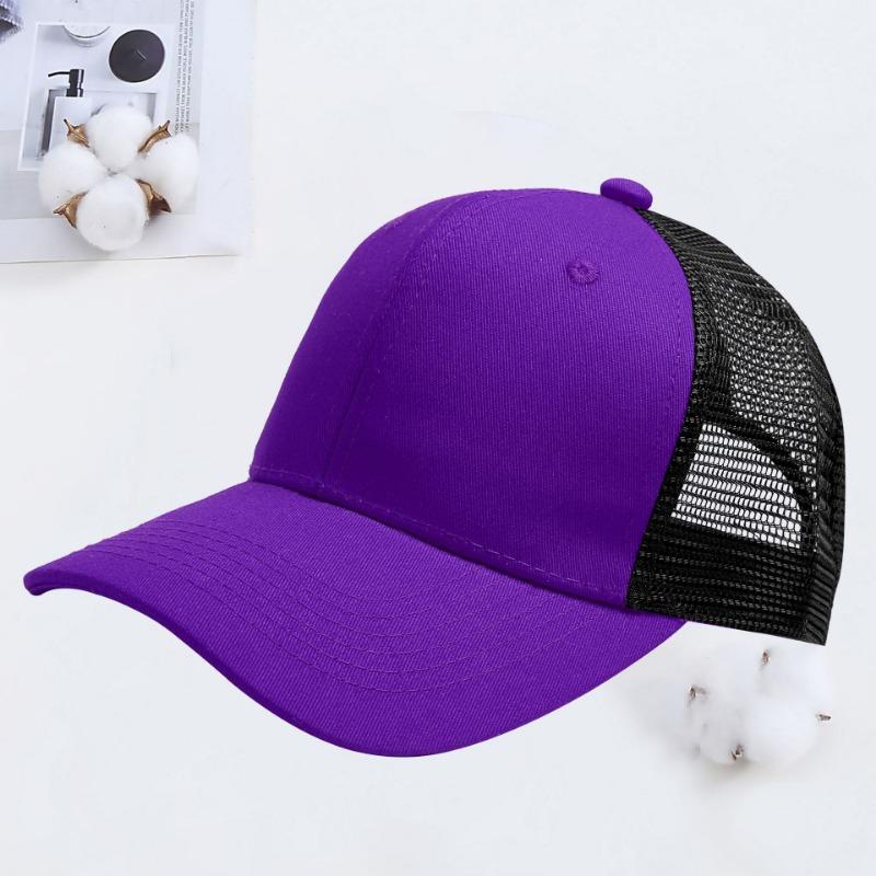 Cotton Baseball Net Cap Summer Travel Shade Sun Protection Cap Embroidery