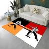 Retro Der König E-Elvis Presley Rutschfester Teppich für Wohnzimmer, Schlafzimmer, Spielzimmer, Weiche Teppichbodenmatte Heimdeko Teppich Kinderzimmer