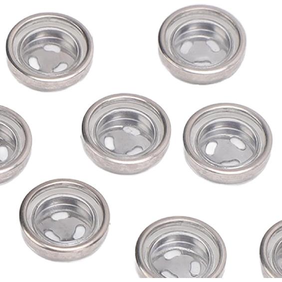 Bnineteenteam Brake Cylinder Reservoir Sight Glass, 10pcs Brake Master Cylinder Sight Glass with O Ring Motorcycle Brake Master Cylinder Window for