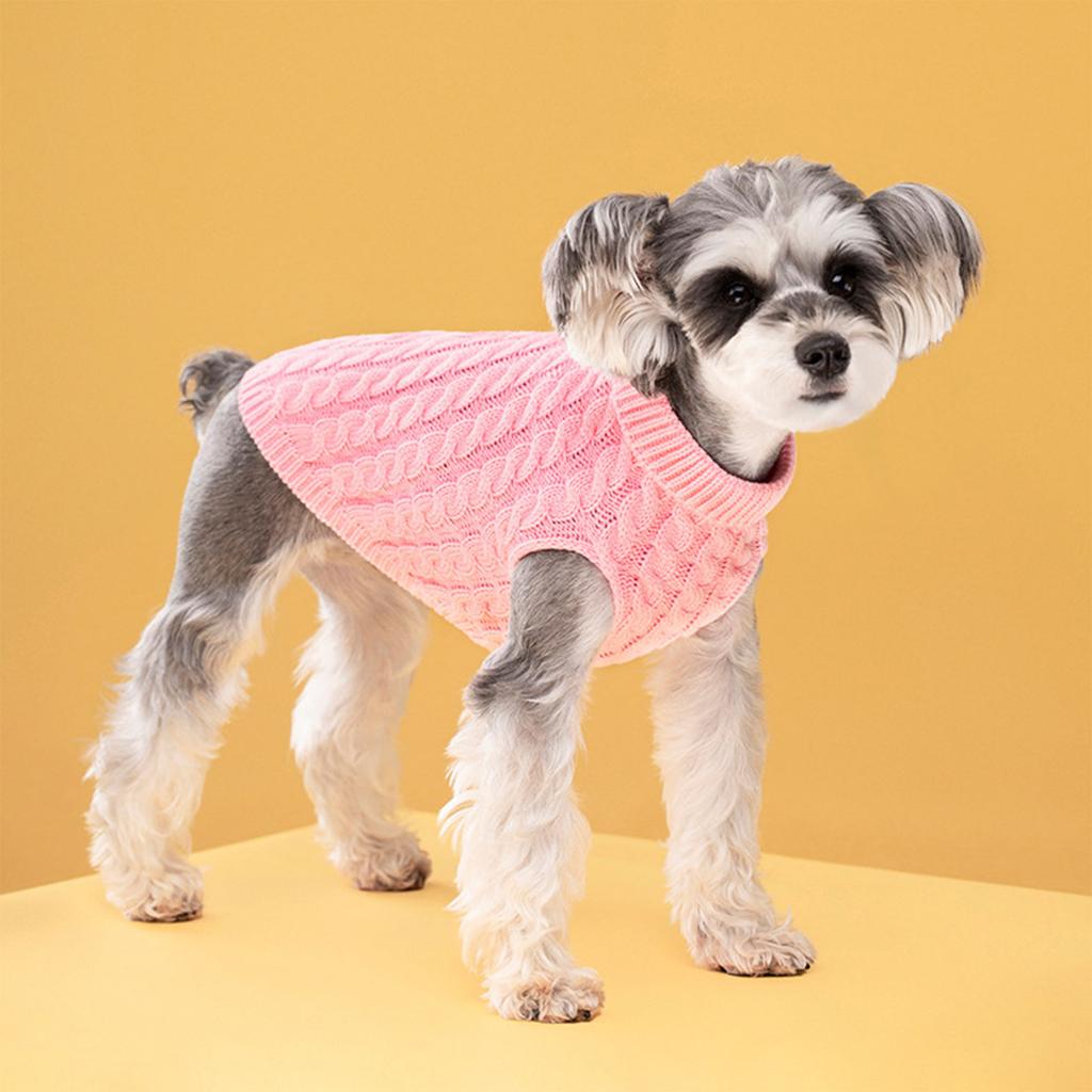 Turtleneck Dog Pullover Sweater for Medium Dogs to Large Dogs Windproof Thick Coat for Winter Outdoor