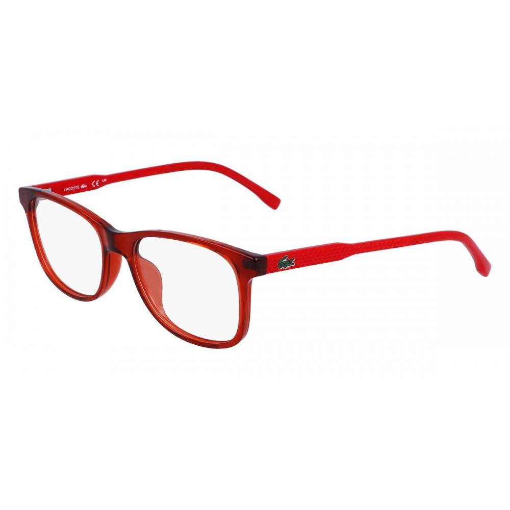 

Lacoste L3657 601 Men Eyeglasses Transparent Red/49