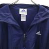 Adidas 90s Old Anorak Parker M Navy Pullover with Mesh Lining Men's Used