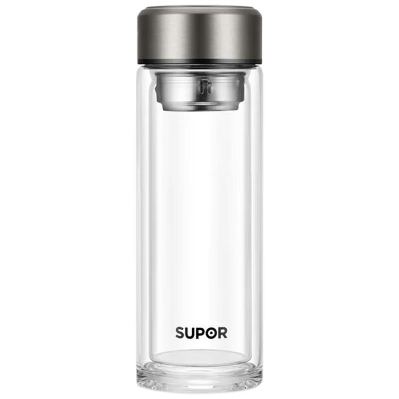 SUPOR Double-Layer Heat-Resistant Glass Cup