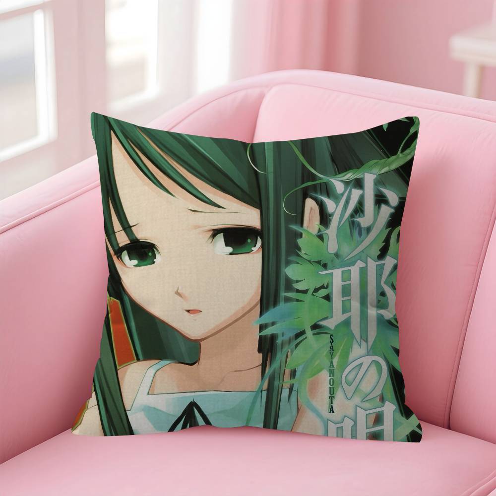 Horror Game SSaya No UUta Cushion Cover Pillowcase Upholstery Sofa Throw Pillow Home Decor Pillowcas