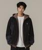 College Block Track Jacket Black