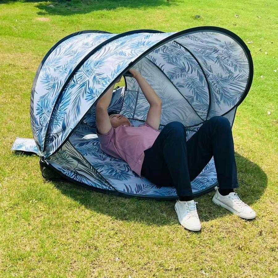 Beach Tent Outdoor Waterproof Windproof Sunshade Canopy Automatic Quick Setup Camping Picnic Shade