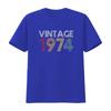 50th Birthday Vintage 1974 T Shirt for Best Friend Women vintage Washed fashion Soft Comfortable streetwear designer clothes