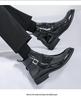Herren Leder Chelsea Boots im Britischen Stil: Große Größe, Herbst/Winter Mode
