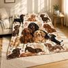 Dachshund Dog Collection Coral Fleece Blanket