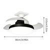 Ventilatore da soffitto con luci Telecomando Ventilatore da soffitto retrattile Multifunzione Silenzioso Ventilatore Dispositivo salvaspazio per soggiorno