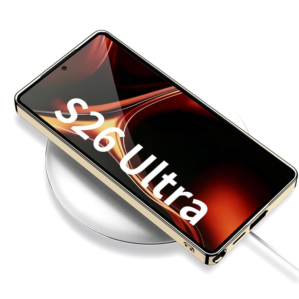 GKK For Samsung Galaxy S26 Ultra Case Electroplated PC + PU + TPU Phone Back Cover