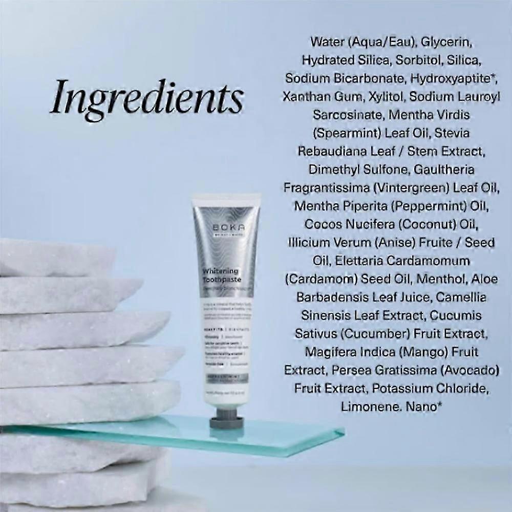 Boka Fluoride-Free Toothpaste with Nanohydroxypatite