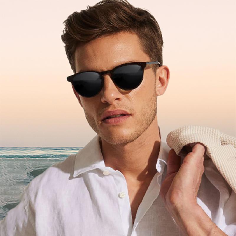 Popular Metal Frame Sunglasses Women Men Round Sun Glasses Woman Shades Glasses Classic Female Sun Glasses Driving