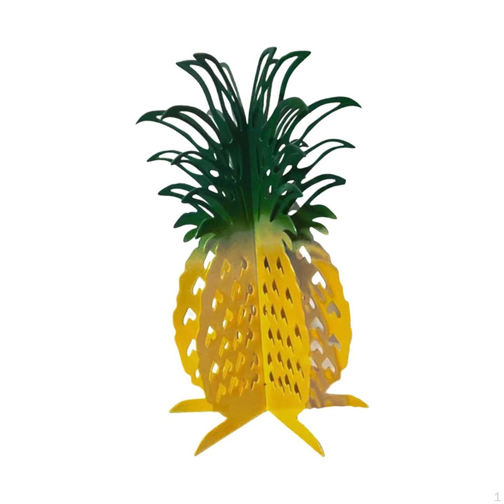 Escultura Adorno Decorativo de Piña Figura Artificial Adorno para