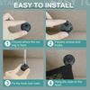 With Screws Storage Net 25*60CM 2pcs Boat Cargo Net