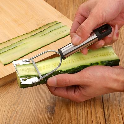 Edelstahl Gemüse Julienne Multifunktionsreibe Schäler Schneider Kartoffel Gurke Karotte Gemüse Obst Hobel Küchenwerkzeug