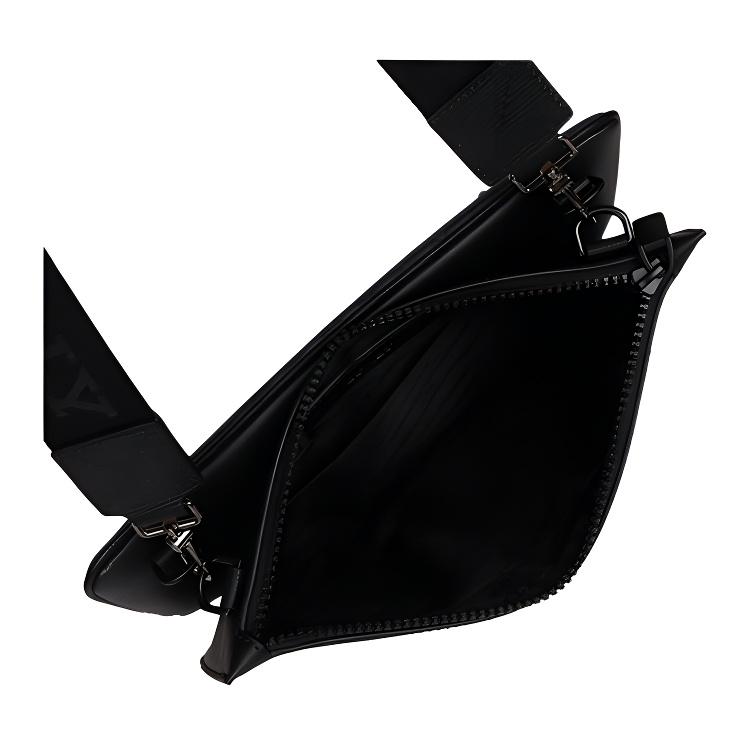 Bally Silvar.Sbc Logo Print Two-In-One Canvas Tote Crossbody Bag Men Bags Black 6236811