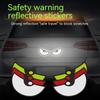 2pcs/Set Reflective Car Stickers - Improve Your Vehicle's Visibility and Safety with Devil Eye Stickers!