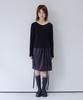 Ohesio Basic Ribbed V-Neck Long Sleeve, Black