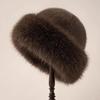 Fluffy Fur Bucket Hat Women Plush Fisherman Hat Warm Women's Winter Hat Thicken Cold Snowy Day Panama Cap Chrismas Gifts