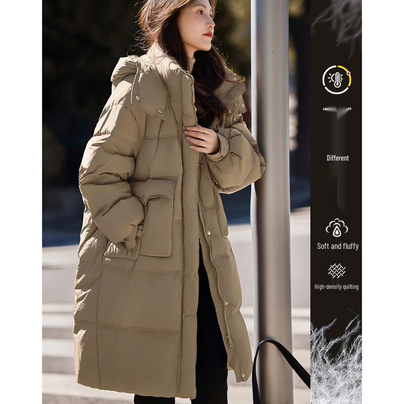 

Women s Elegant Mid-Length Down Jacket 245308Y1 M