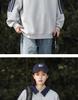 Women's Plus Size Retro Polo Collar Sweatshirt: Loose-Fit, Slimming, Long-Sleeved Top for Spring and Autumn