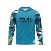 Mens UPF 50 Quick-Dry Fishing Shirt With Hood Long Sleeve Breathable Outdoor T-Shirt Angling Wear