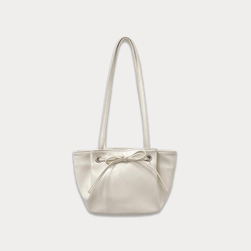 

Женская сумка-ведро 2024 года в стиле банта высокого класса белый