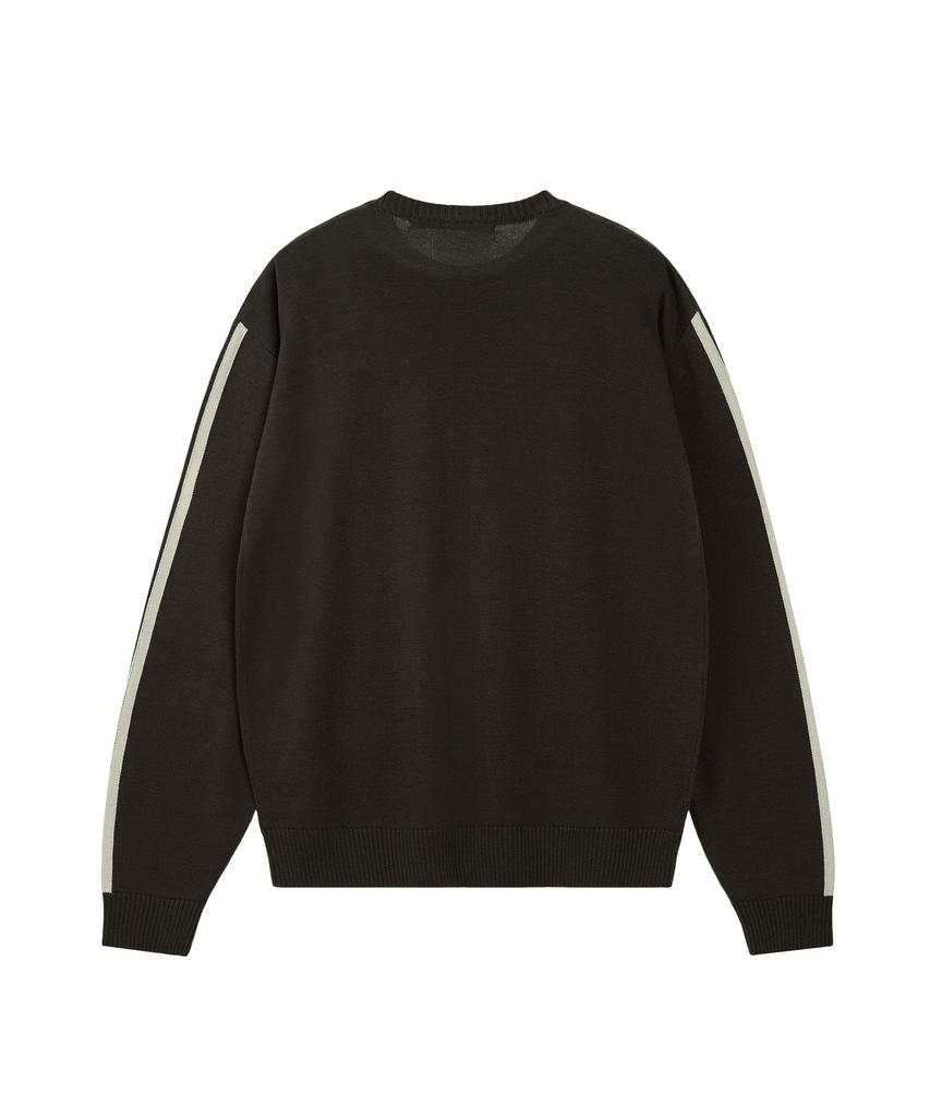 REST&RECREATION Coloration Crew Neck Knit - Brown