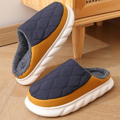 Ordina una taglia in più di scarpe da uomo, pantofole da donna in pelliccia, scarpe da casa invernali da donna, scarpe da interno in peluche e calde da donna, scarpe casual da casa da uomo