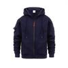 Men's Spring/Autumn Loose Fit Zip-Up Hoodie Jacket
