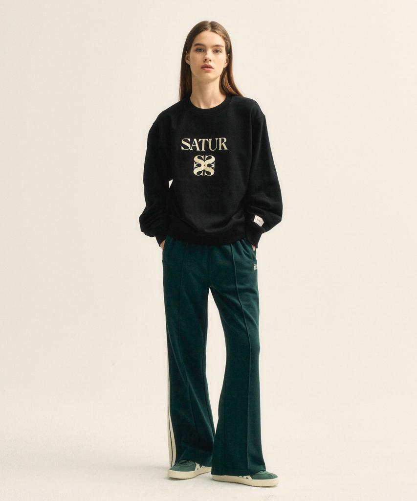 Seteo Classic Logo Sweatshirt Classic Black