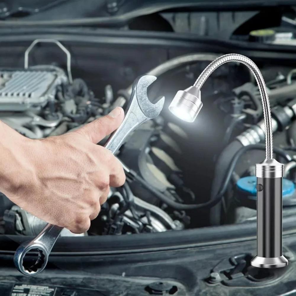 Adjustable Led Grill Light 360 Degree Lantern Barbeque Tools Gooseneck Lamps Camping