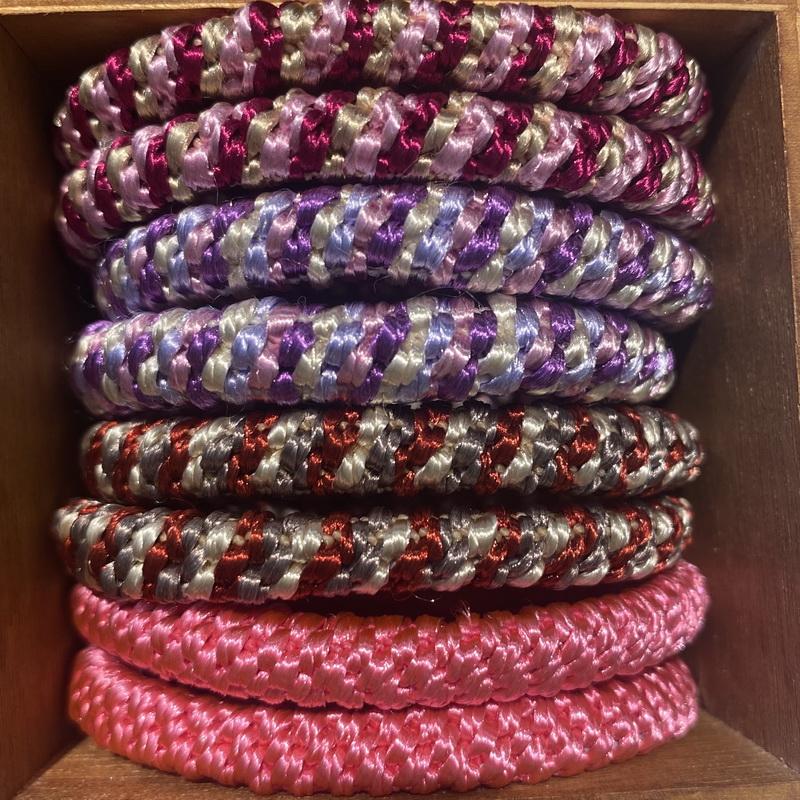 

8 шт./лот женские модные цветные резинки для волос для браслета для девочек эластичная резинка для волос кнекки веревка для волос кнекки эластик для волос