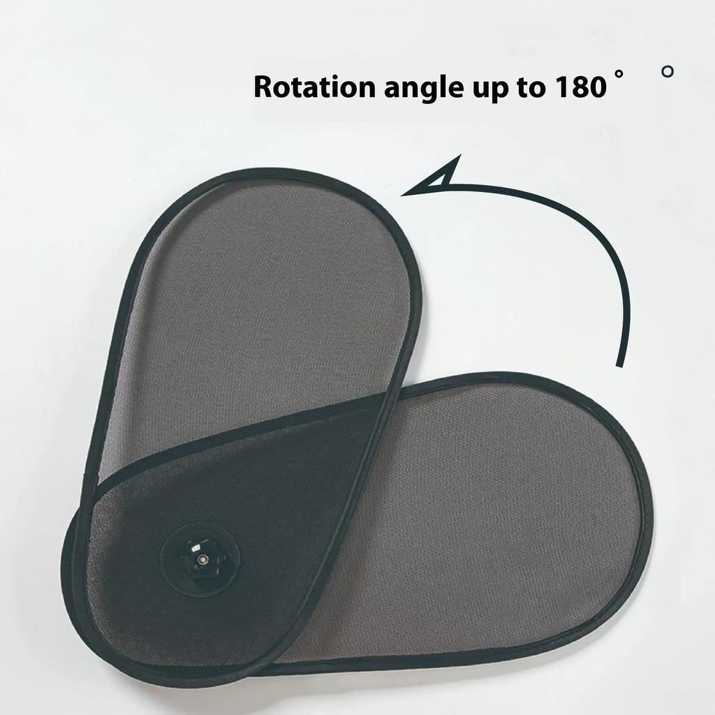 Car Specific Adjustable Suction - Cup Sunshade Highly Effective In Sun Protection and Heat Insulation